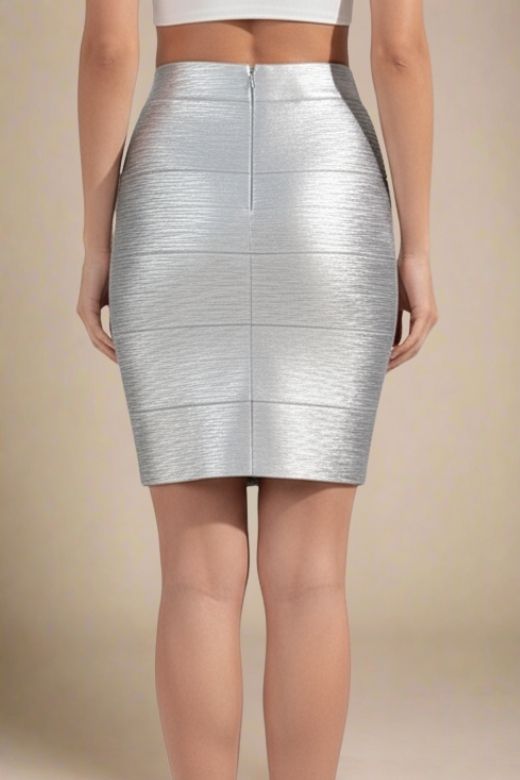High Waist Bandage Mini Skirt