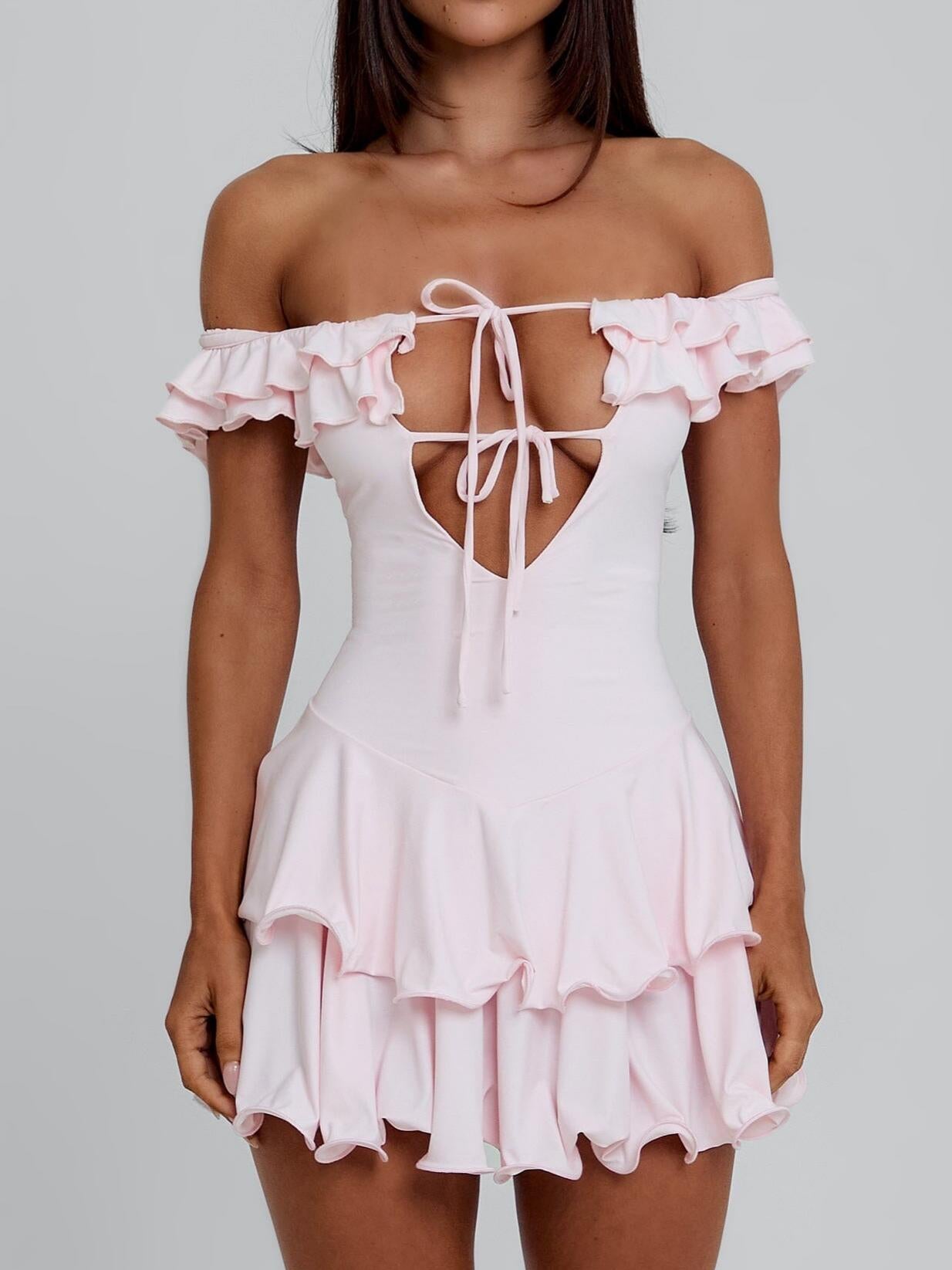 Lorraine Mini Dress Pink