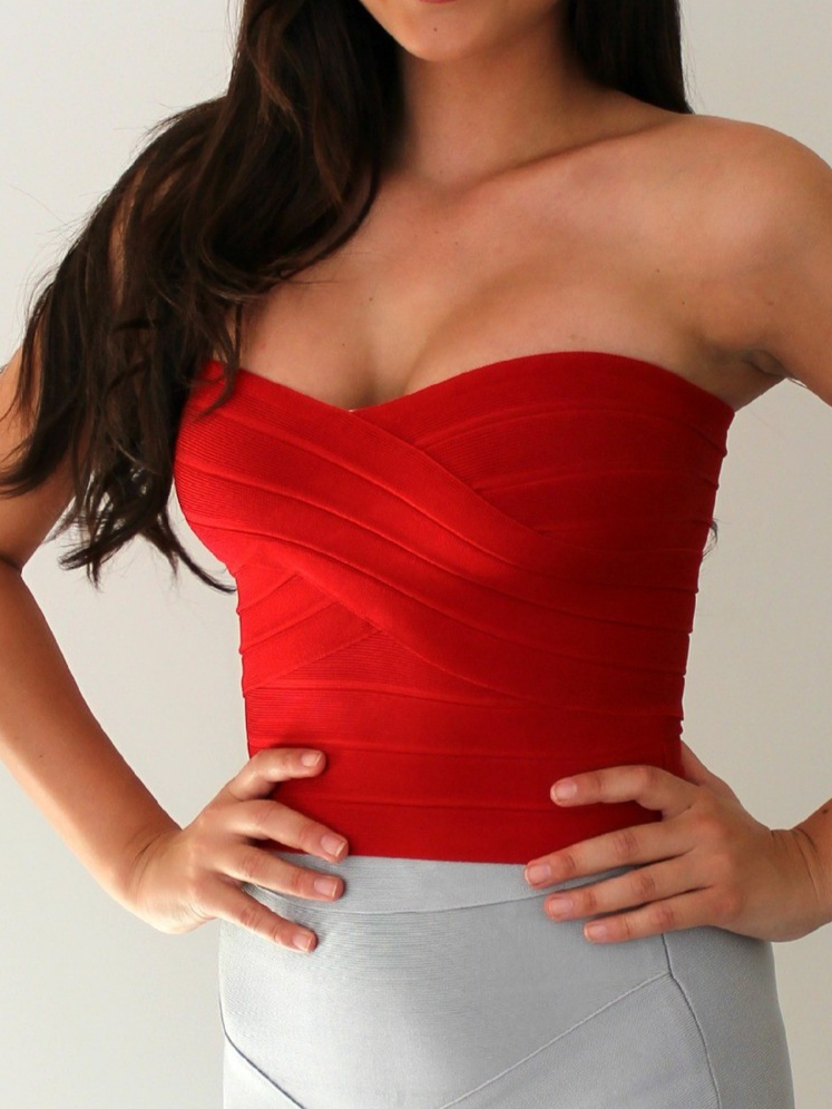 Strapless Sexy Bandage Top