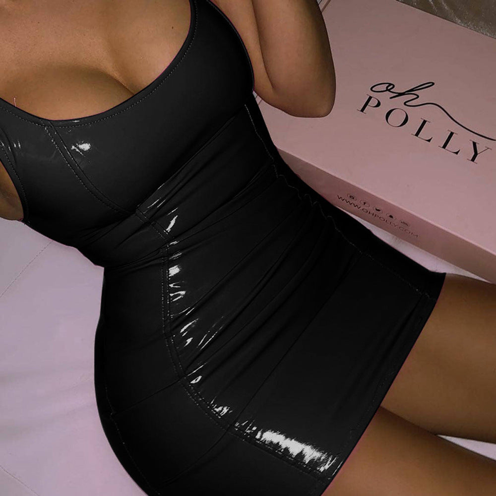 Afterglow Sculpted Ruched Mini Dress