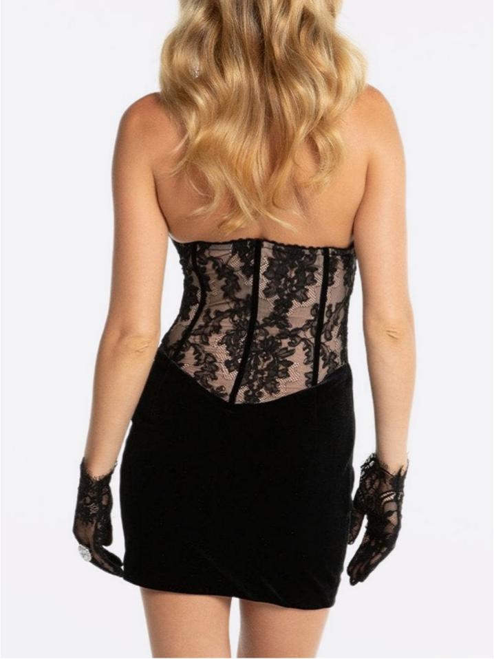 Christi Velvet Dress (Black)