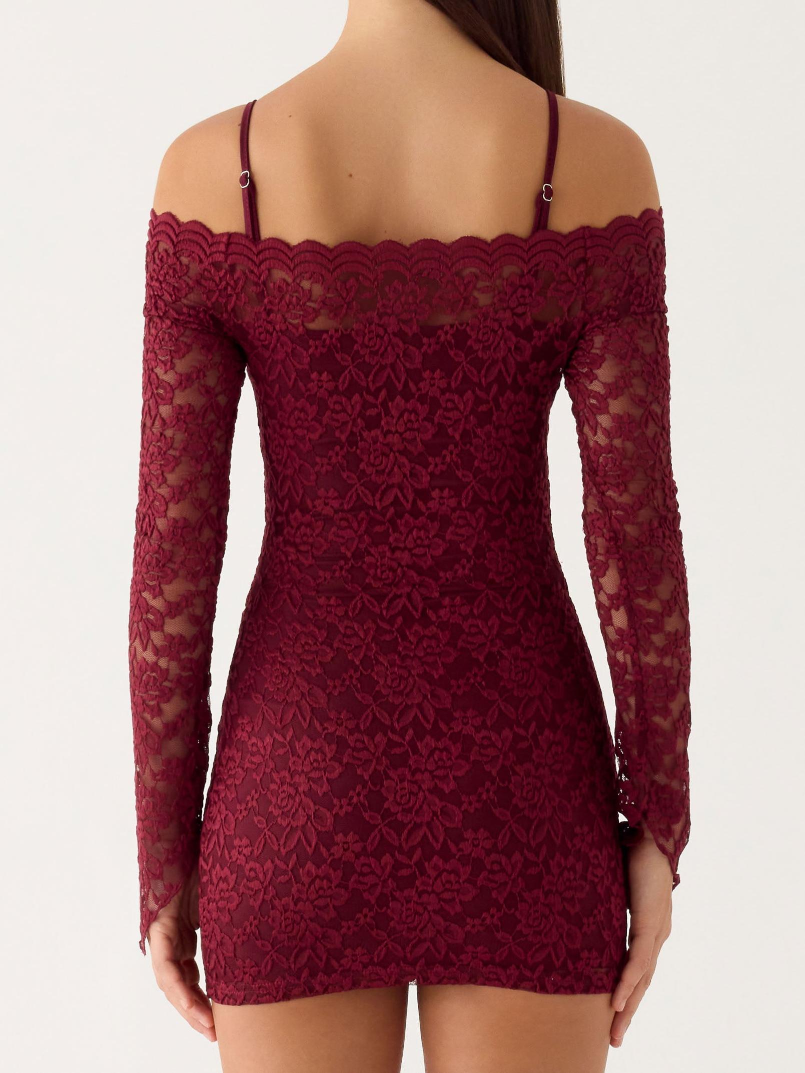Just This Once Lace Mini Dress
