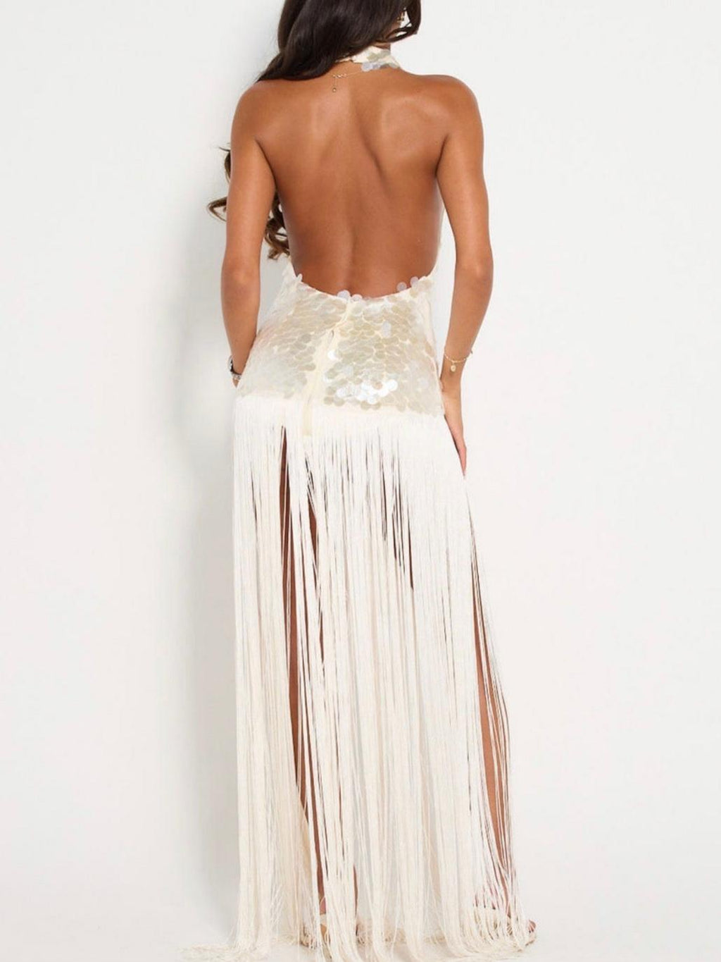 Sequin Fringed Dress