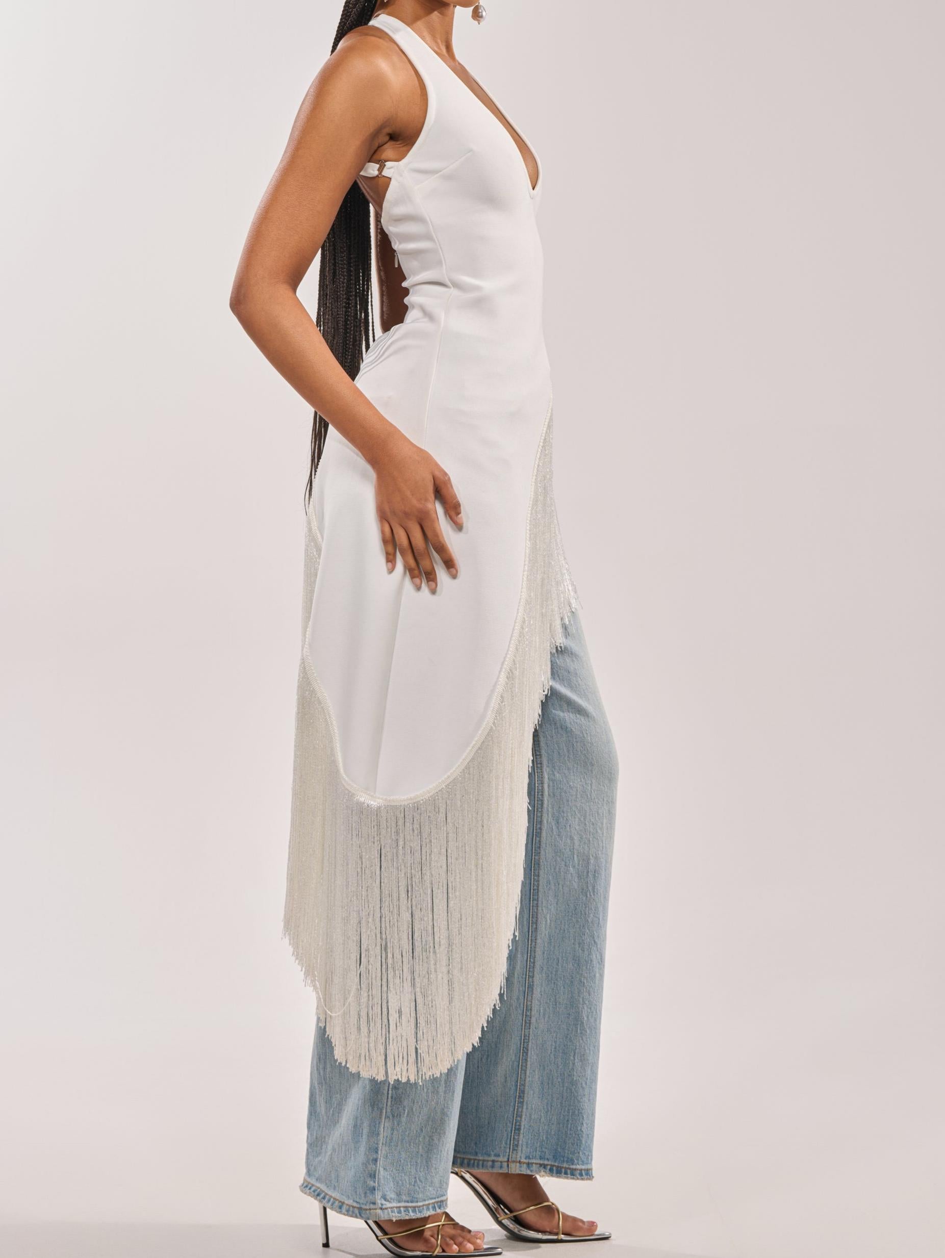 Take Me Out Fringe Top