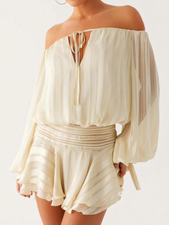 Women's Off-Shoulder Playsuit