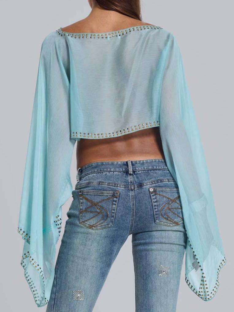 Lunet Studded Cape Top