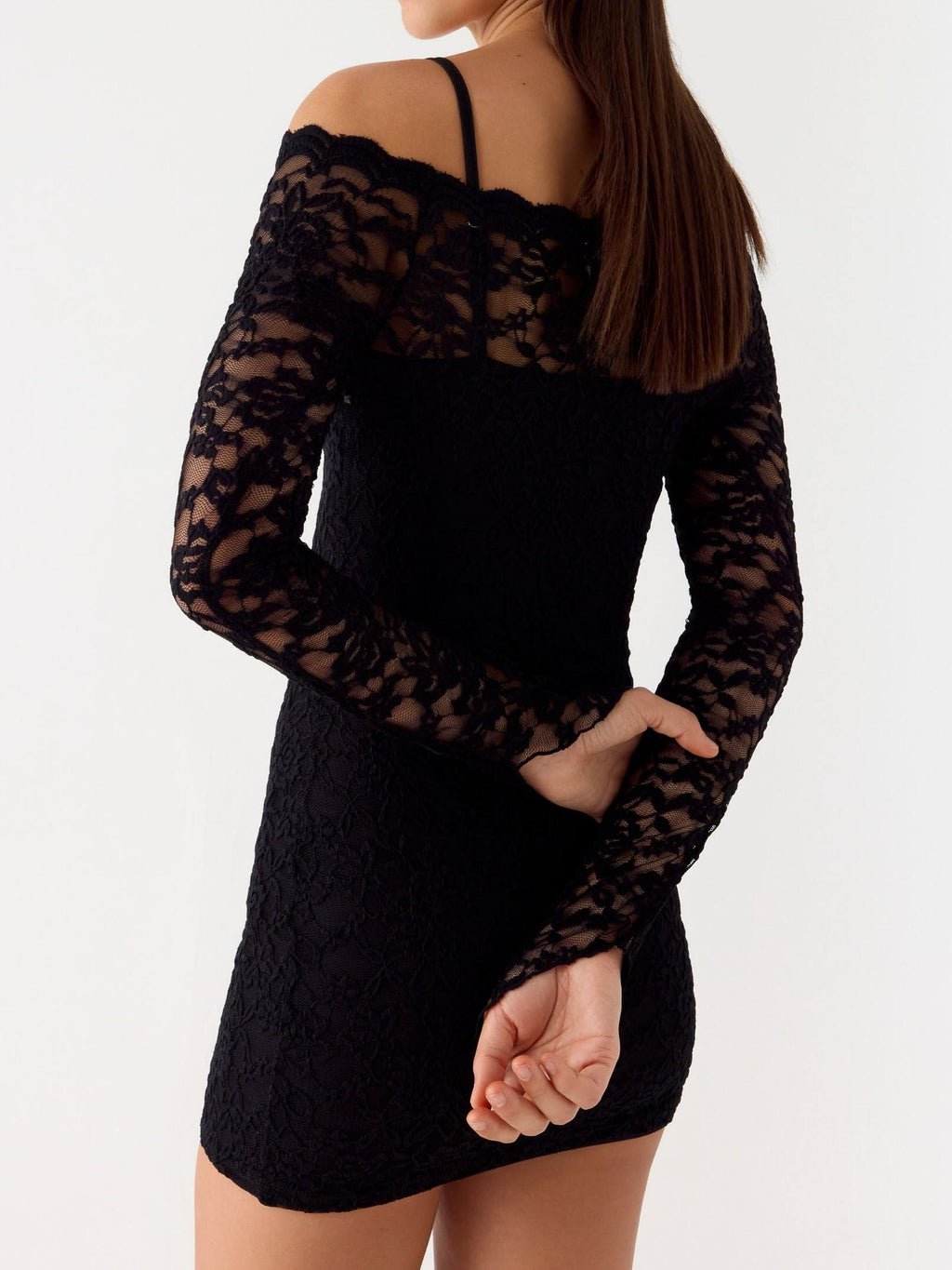 Just This Once Lace Mini Dress
