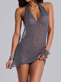 Infinity Halter Mini Dress
