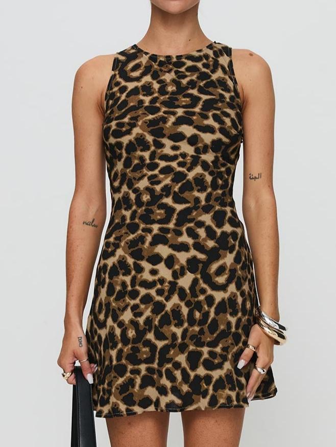 Vivre Mini Dress Leopard