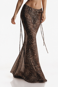 Wild Instinct Leopard Maxi Skirt