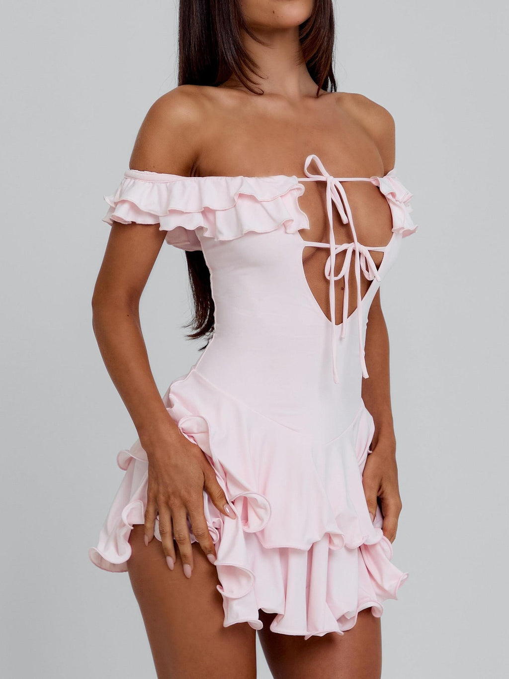 Lorraine Mini Dress Pink