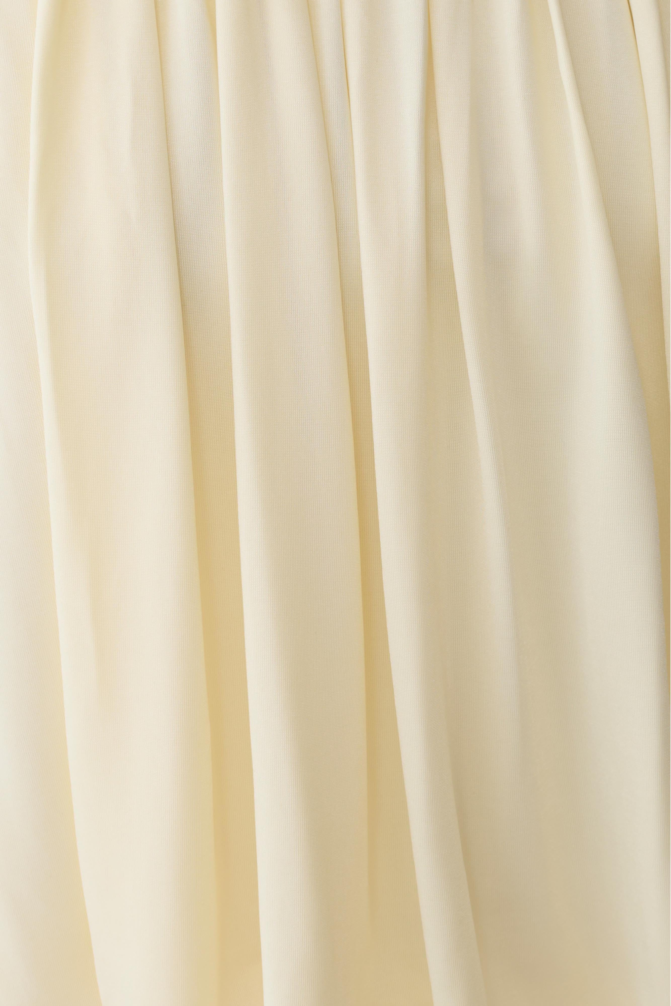 Strapless Gathered Bubble Mini Dress