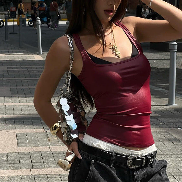 Fable Faux Slim Tank Top