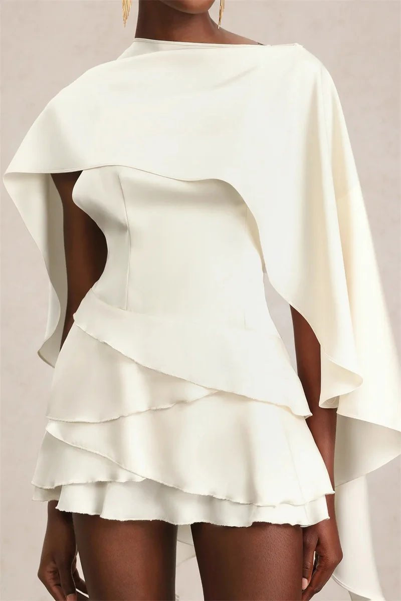 Vacation Glamorous Satin Mini Dress