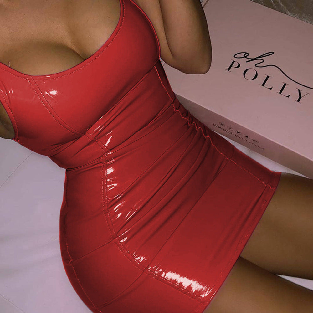 Afterglow Sculpted Ruched Mini Dress