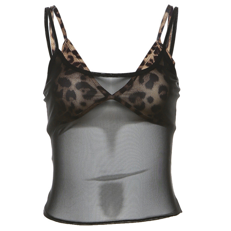 Leopard Sparkle Top