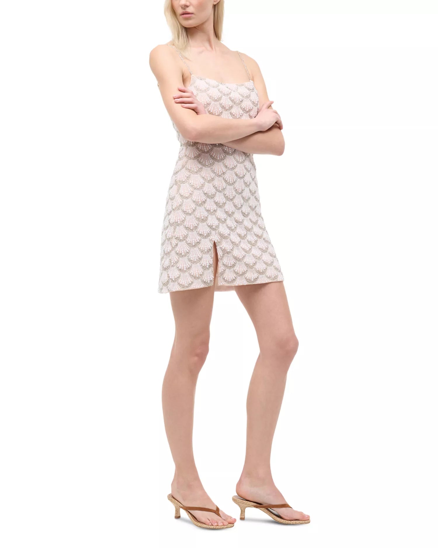 Las Palmas Beaded Mini Dress