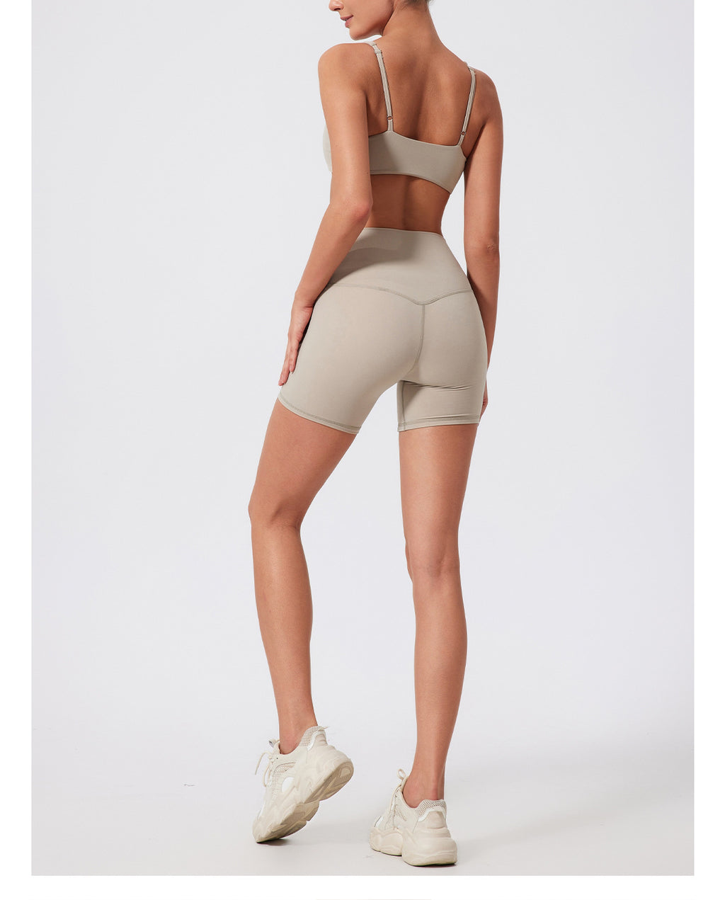 High-Waist Butt-Lifting Yoga Set with Twist Bra