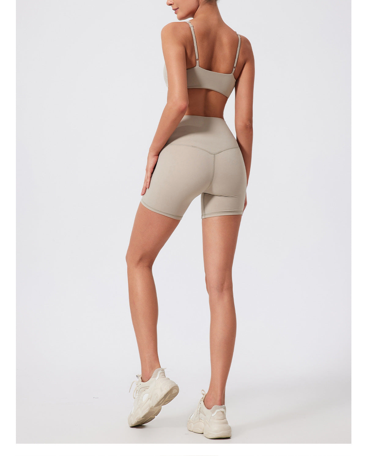 High-Waist Butt-Lifting Yoga Set with Twist Bra