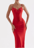 Salma Satin Slip Maxi Dress