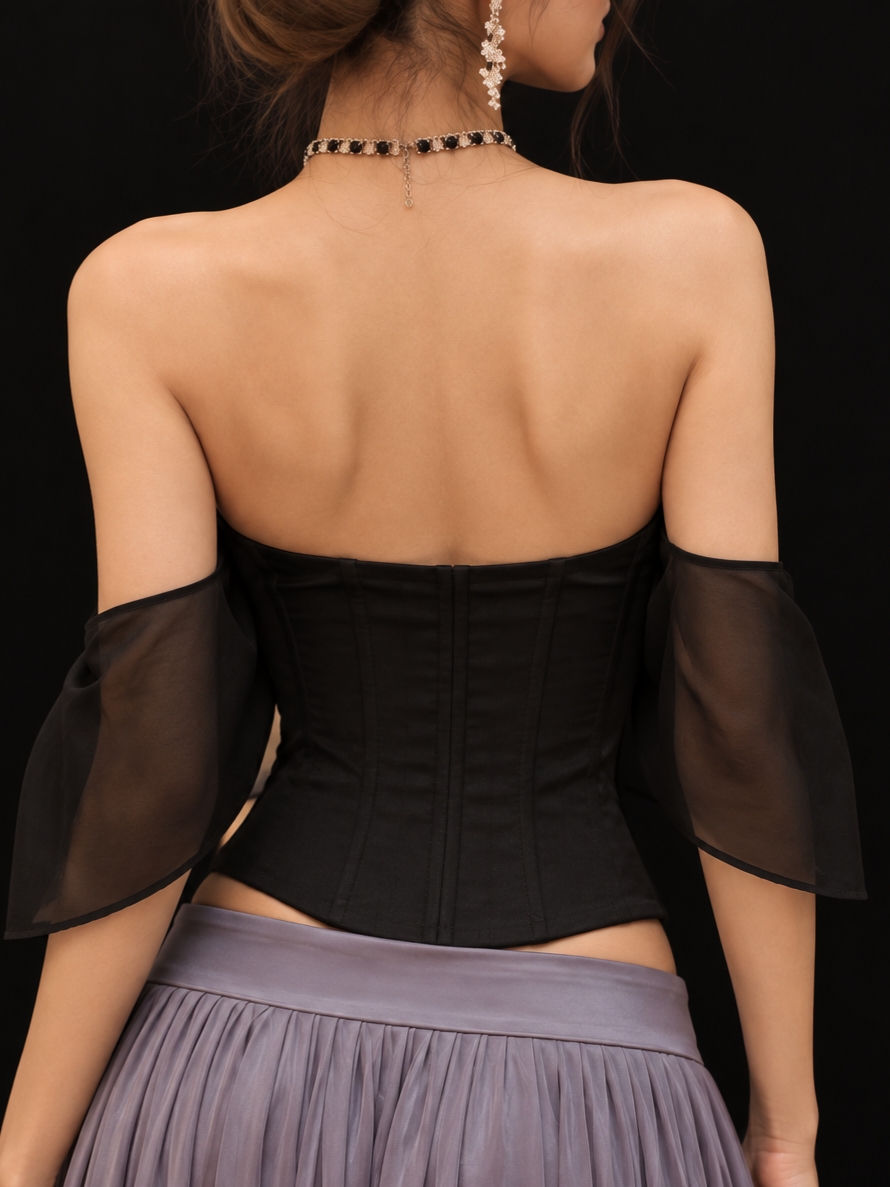 Celeste Off Shoulder Corset Top