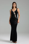 Vanina Diamond Slim Sleeveless Maxi Dress