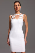 Gracie Sleeveless Intersect Bandage Mini Dress