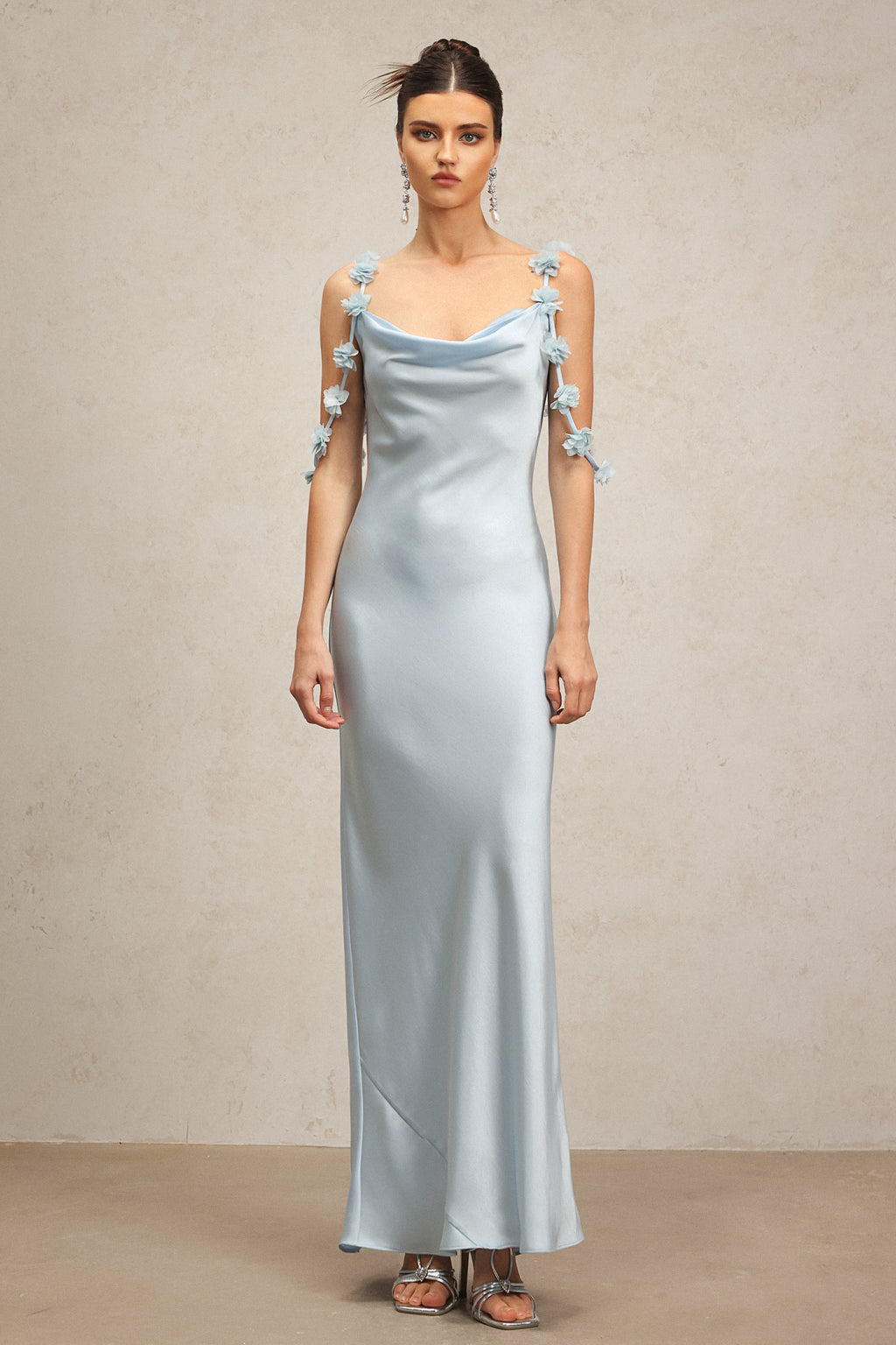 Werko Sleeveless Flowers Maxi Dress