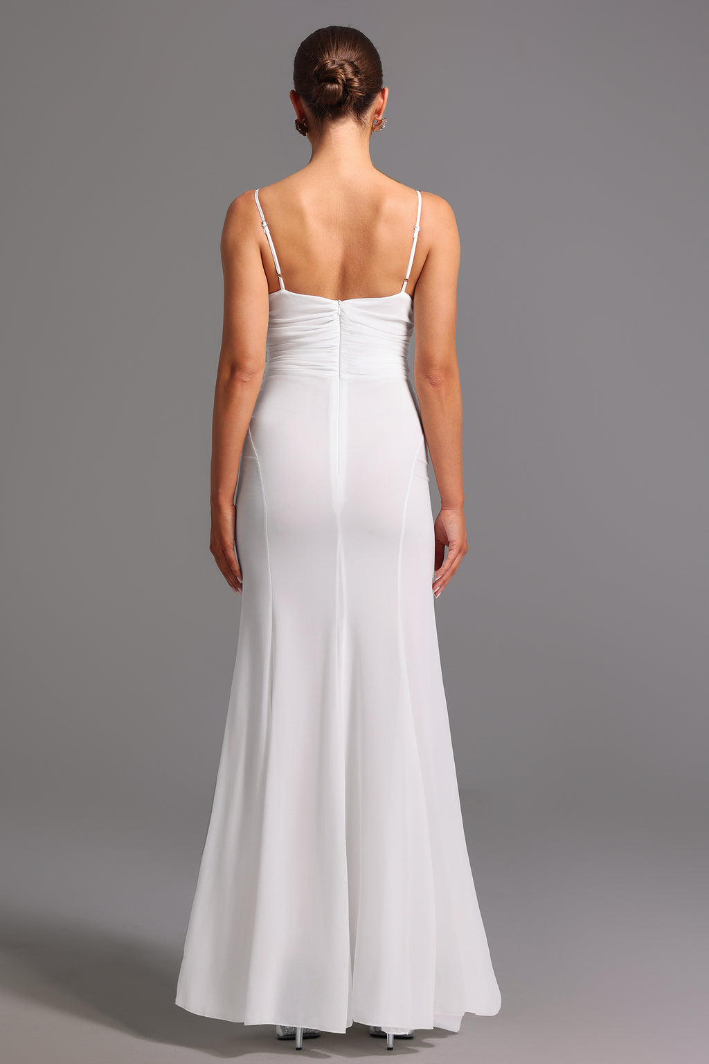 Dora Sleeveless Deep-V Flower Maxi Dress