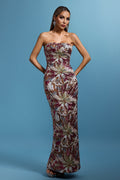 Locia Sleeveless Sequins Maxi Dress