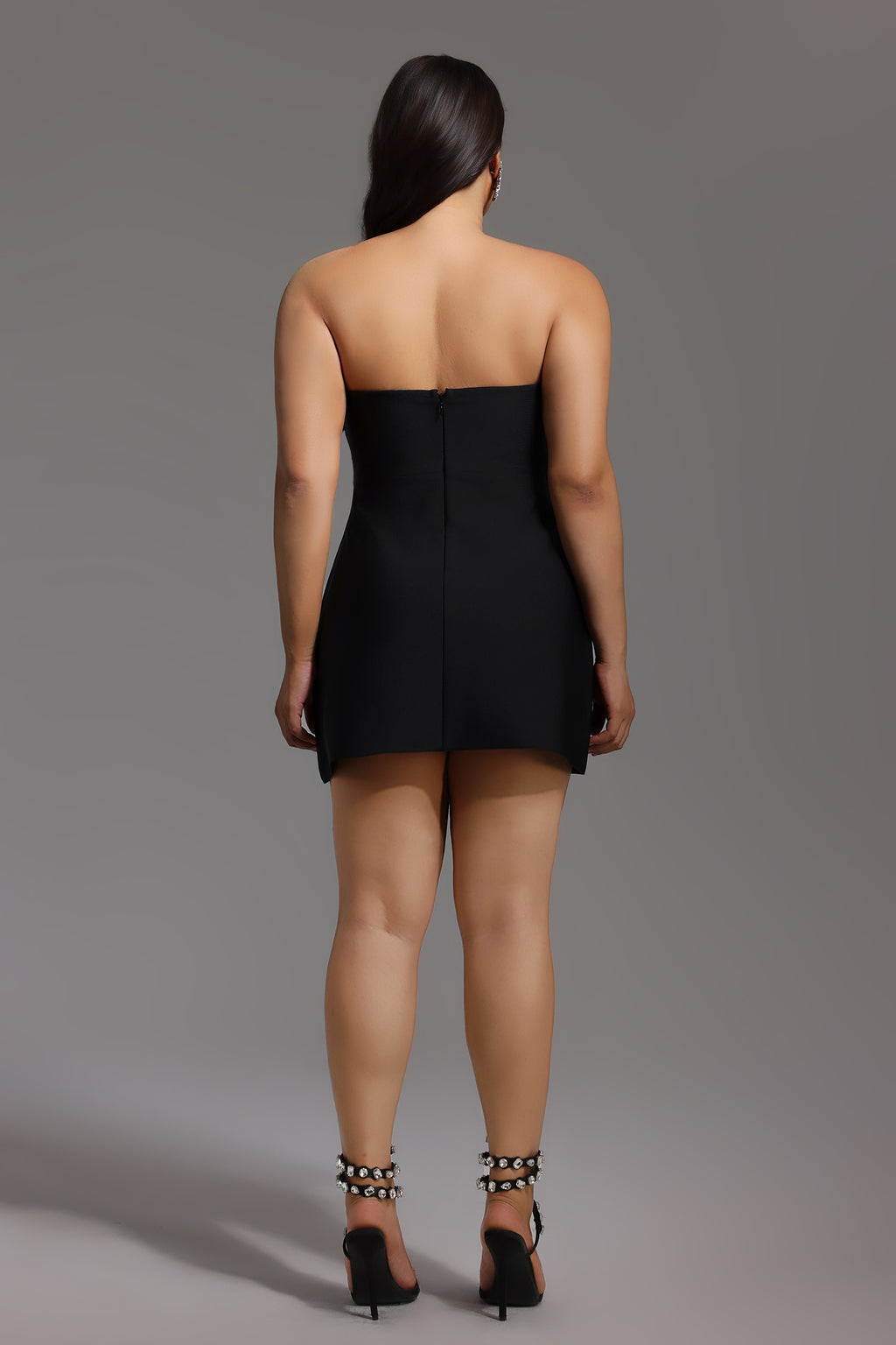 Shalissa Sleeveless Diamond Mini Dress