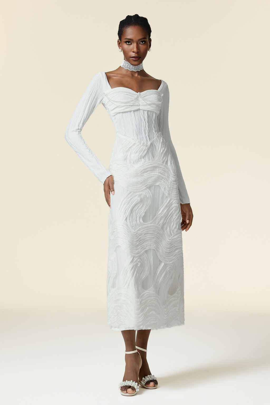 Erin Long Sleeves Maxi Dress
