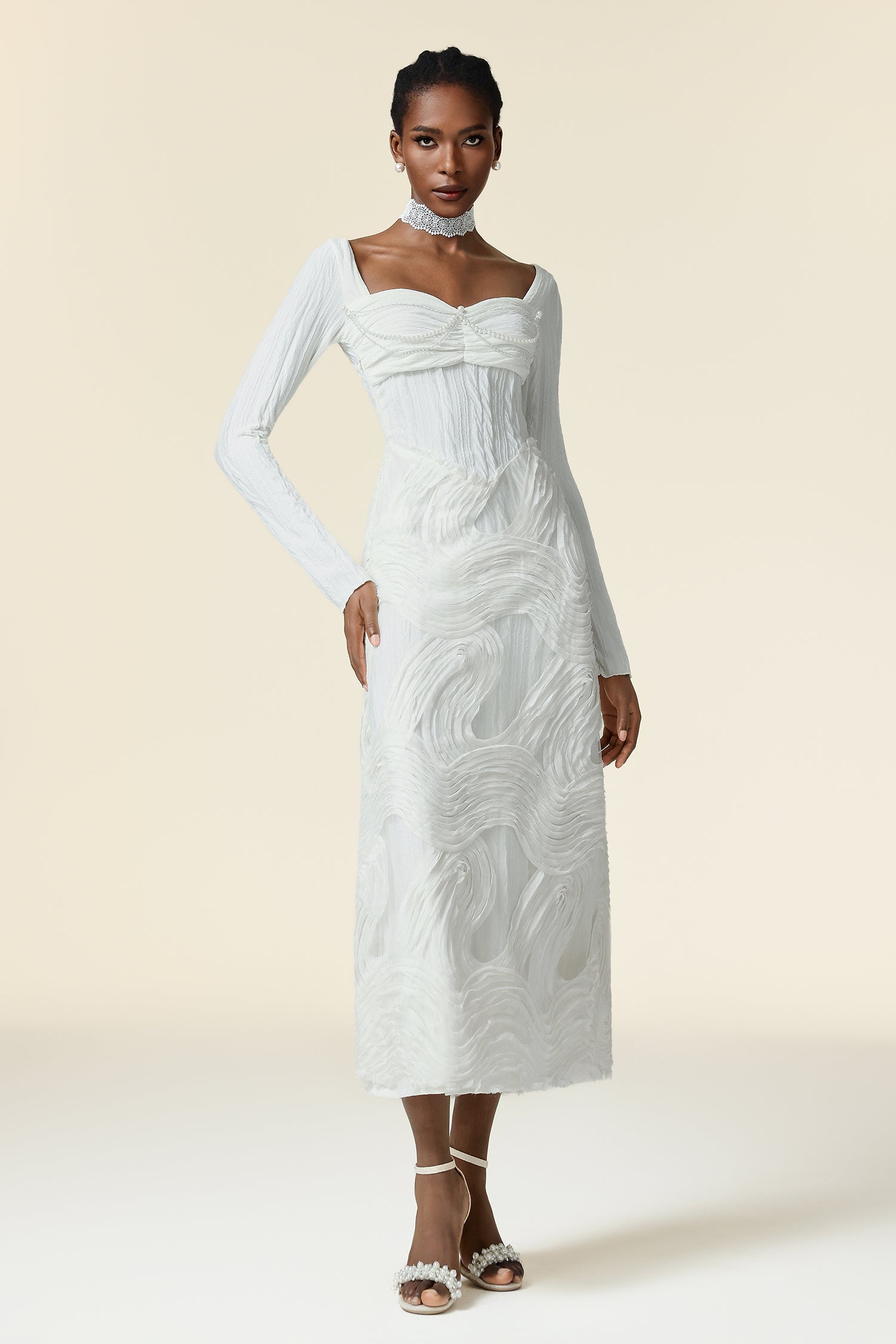 Erin Long Sleeves Maxi Dress