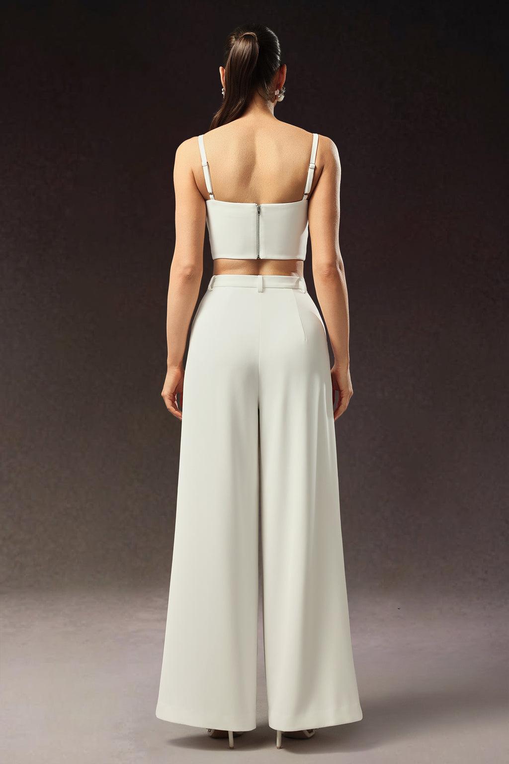 Zaysha Sleeveless Diamond Flower Maxi Two-Piece Set