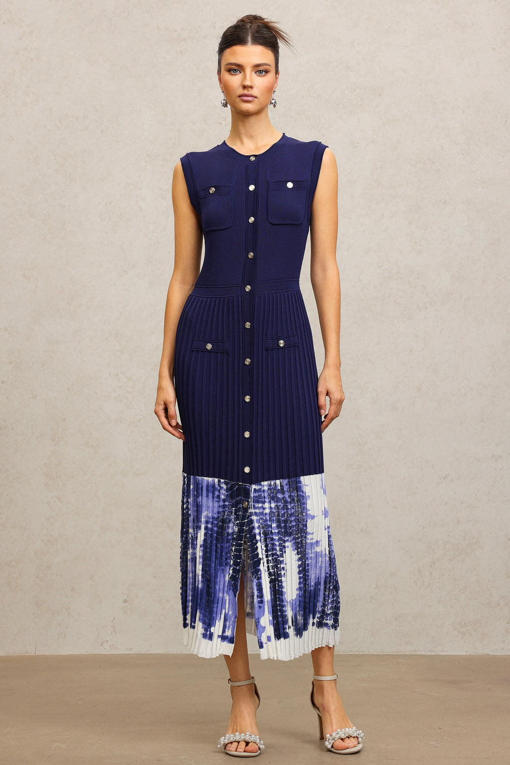 Samantha Round Neck Sleeveless Maxi Dress
