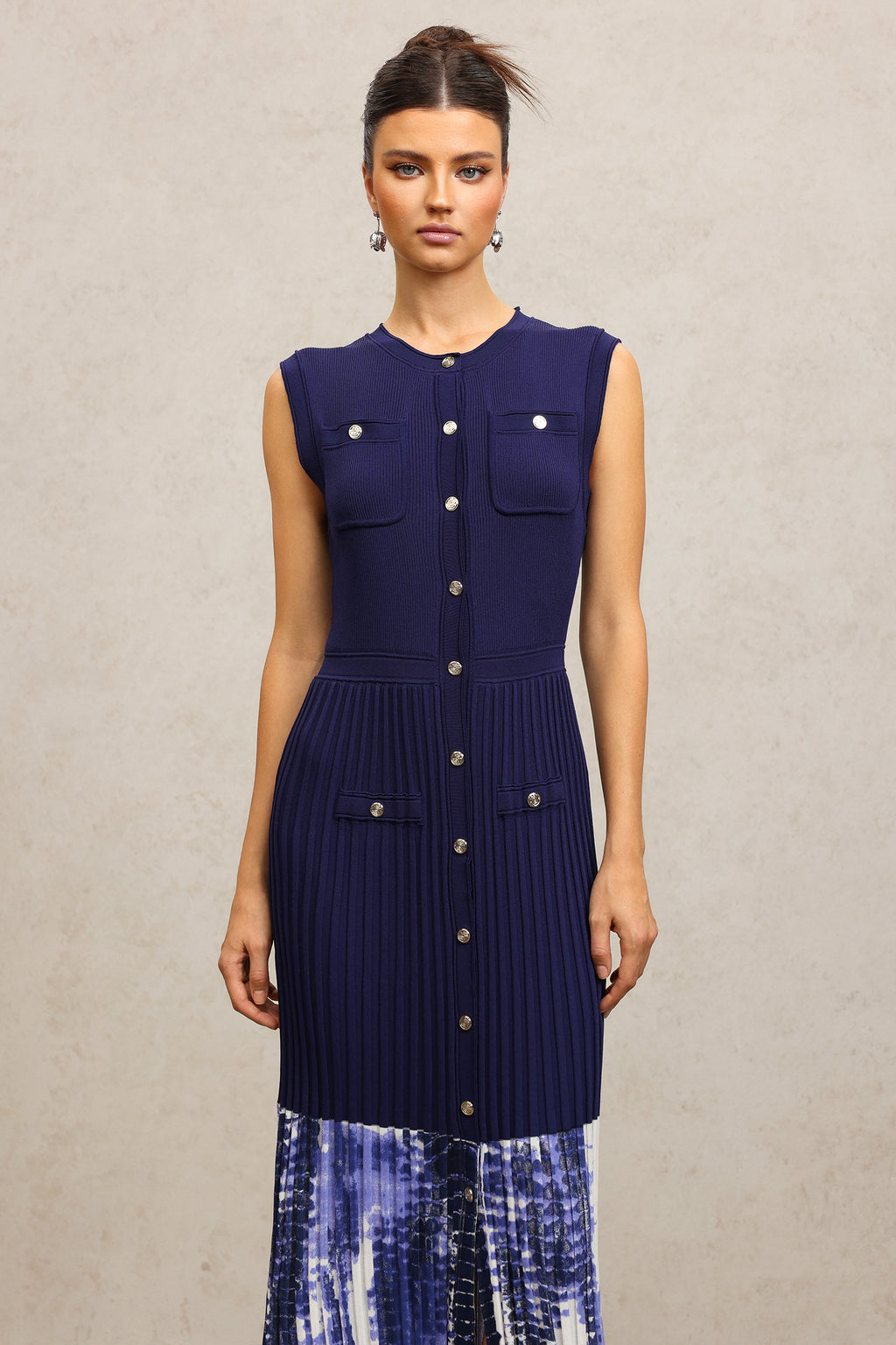 Samantha Round Neck Sleeveless Maxi Dress