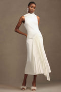 Jozie Sleevess Fold Fish Tail Maxi Dress