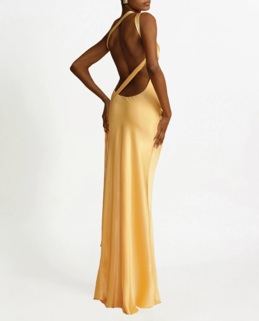 Monique Dress in Yellow
