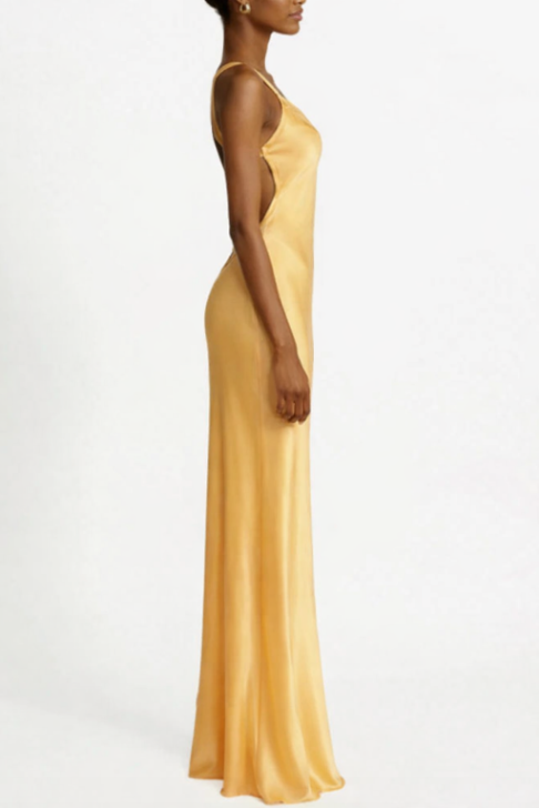 Monique Dress in Yellow