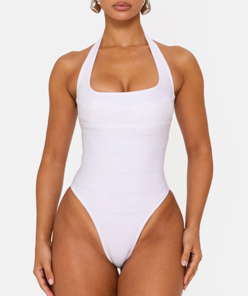 Bandage Halterneck Bodysuit