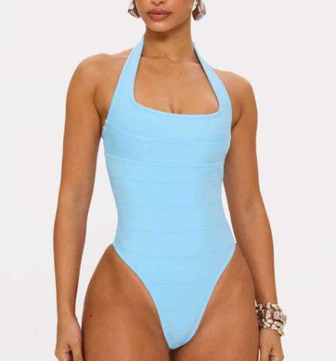 Bandage Halterneck Bodysuit