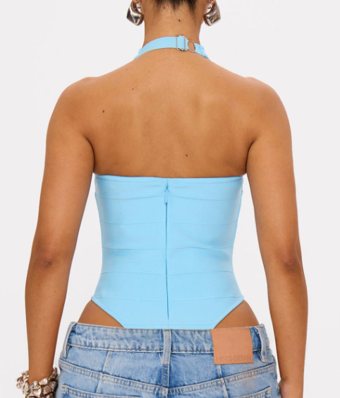 Bandage Halterneck Bodysuit