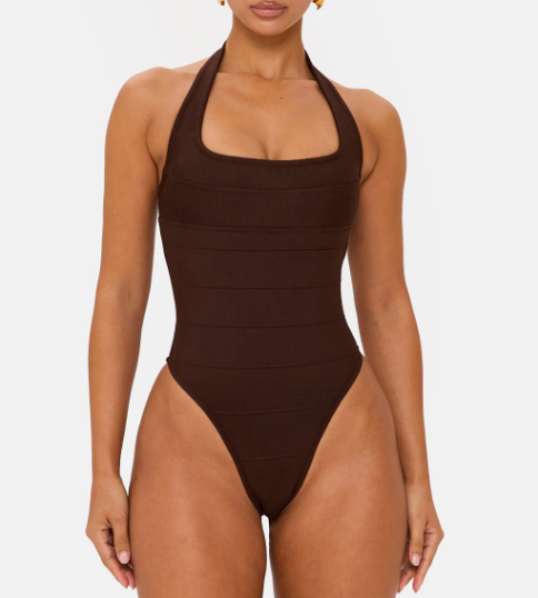Bandage Halterneck Bodysuit