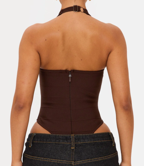 Bandage Halterneck Bodysuit