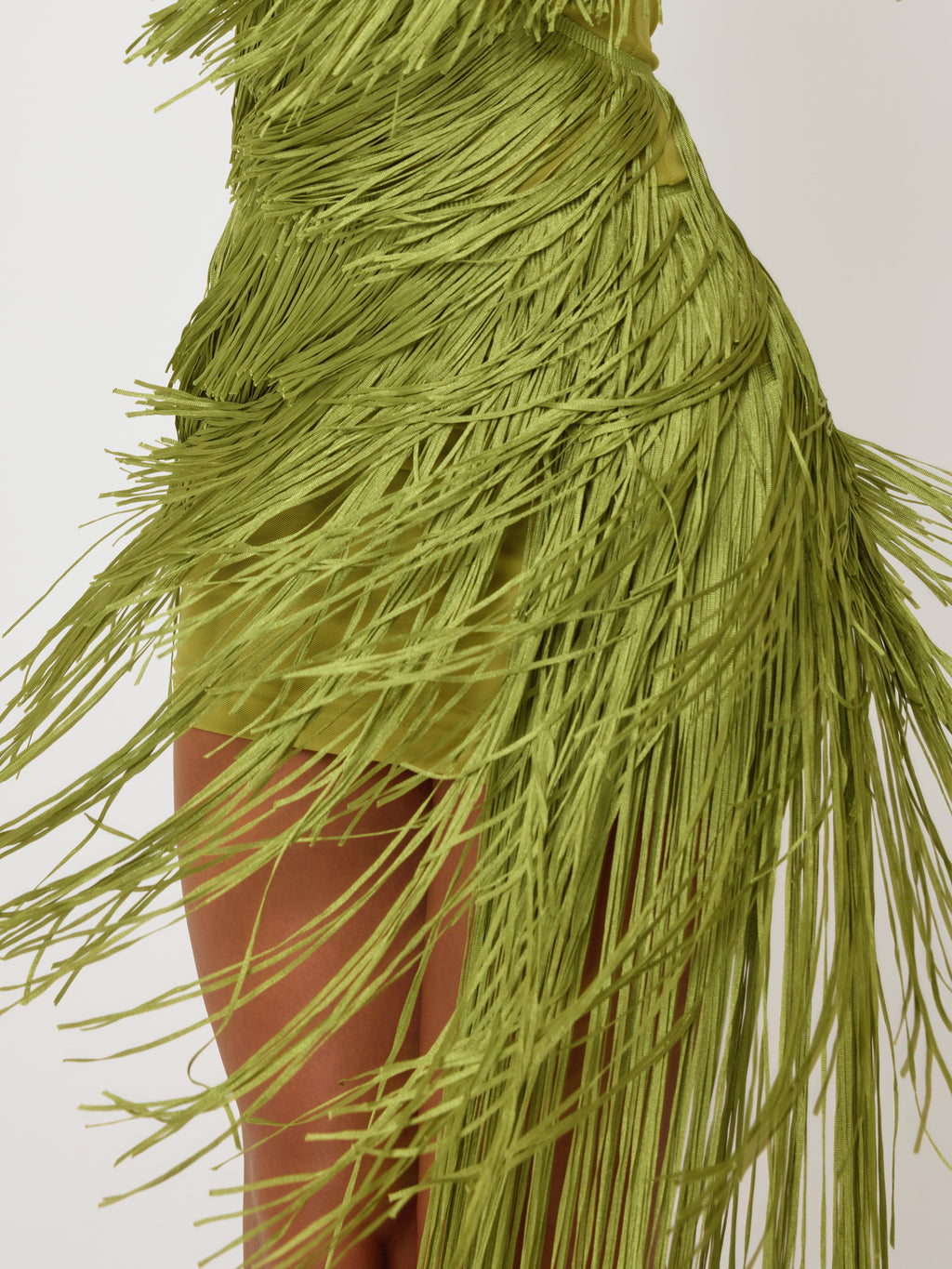 Salsa Fringe Halter Dress