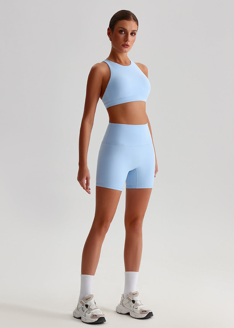 Quick-Dry Cross-Back Yoga Set