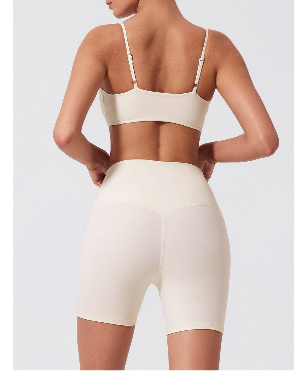 High-Waist Butt-Lifting Yoga Set with Twist Bra