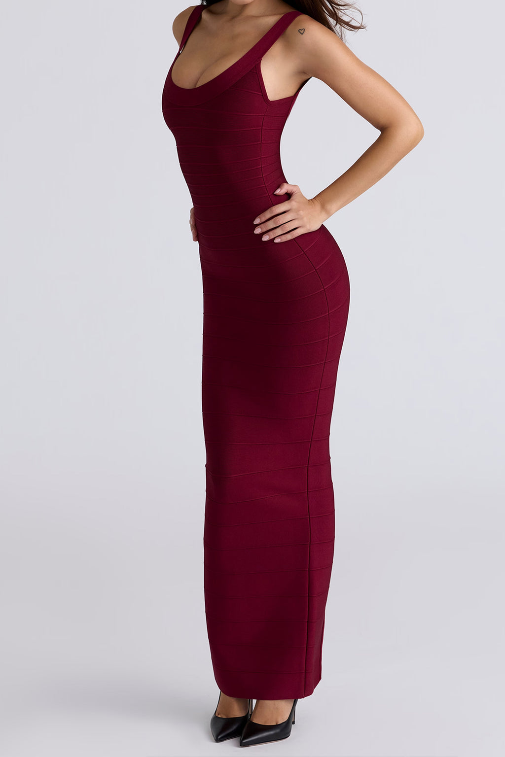 Fitted Bandage Maxi Dress