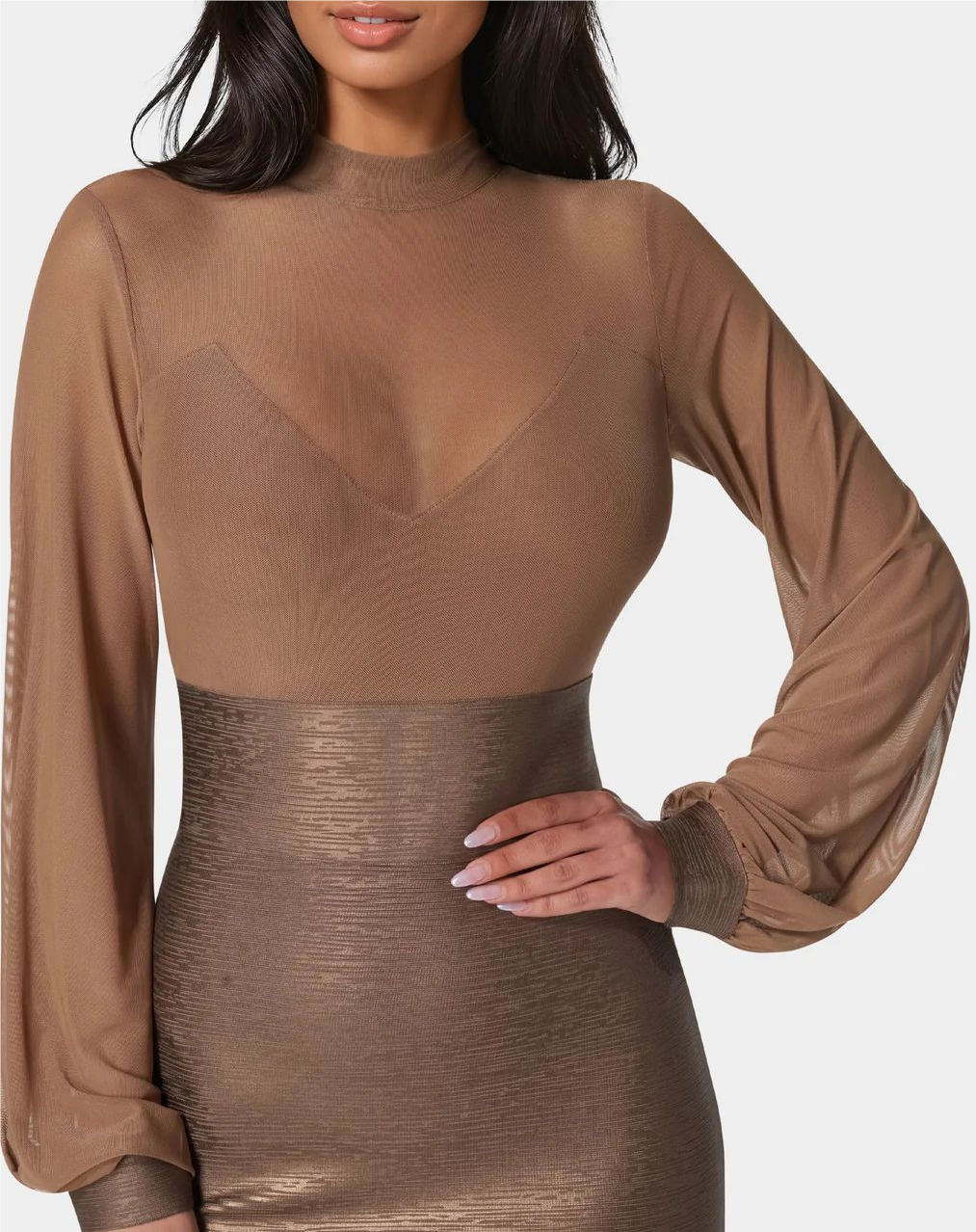 Bandage Sparkle Skirt Dress