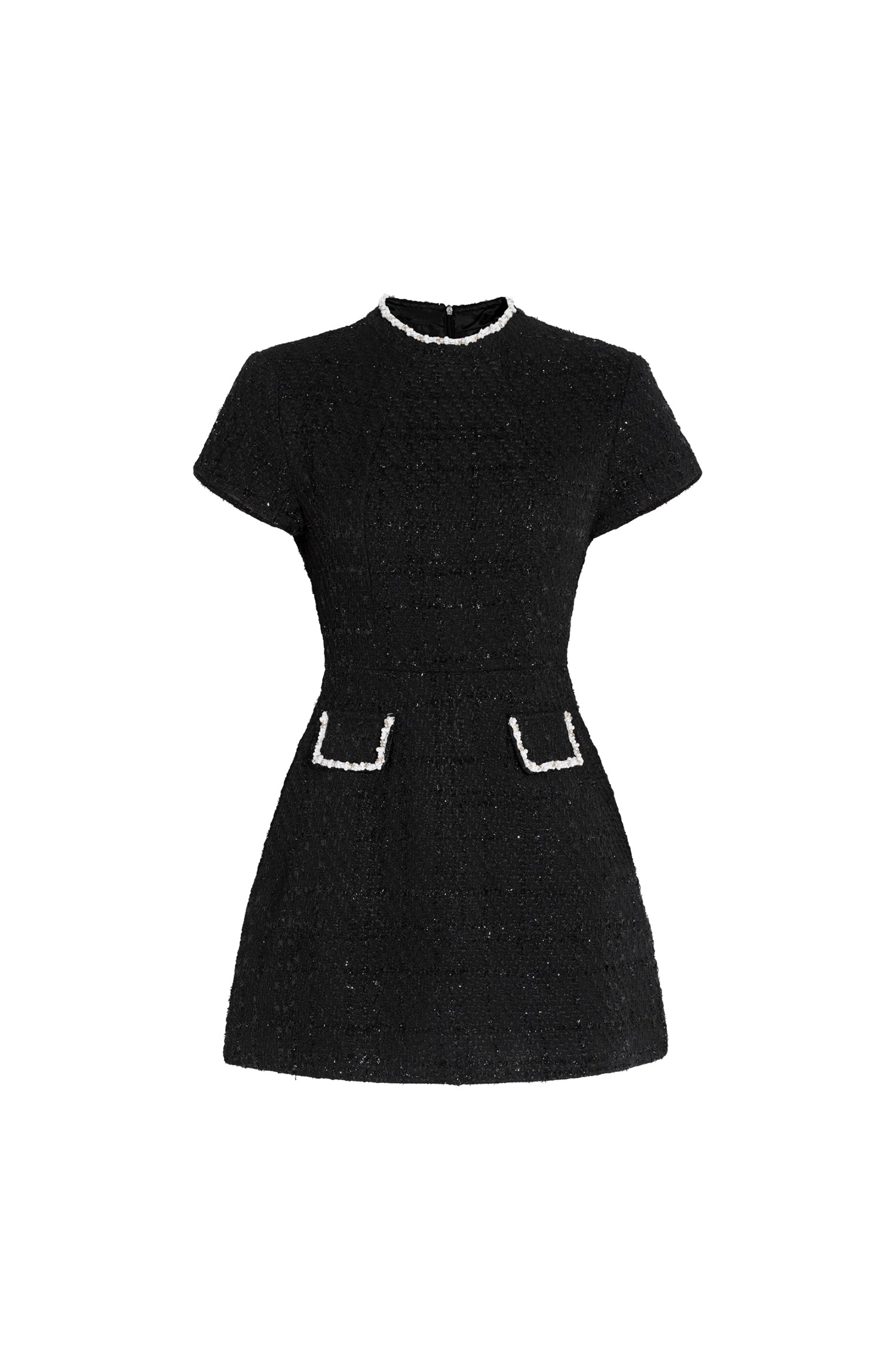 Quincy Short Sleeve Diamond Mini Dress